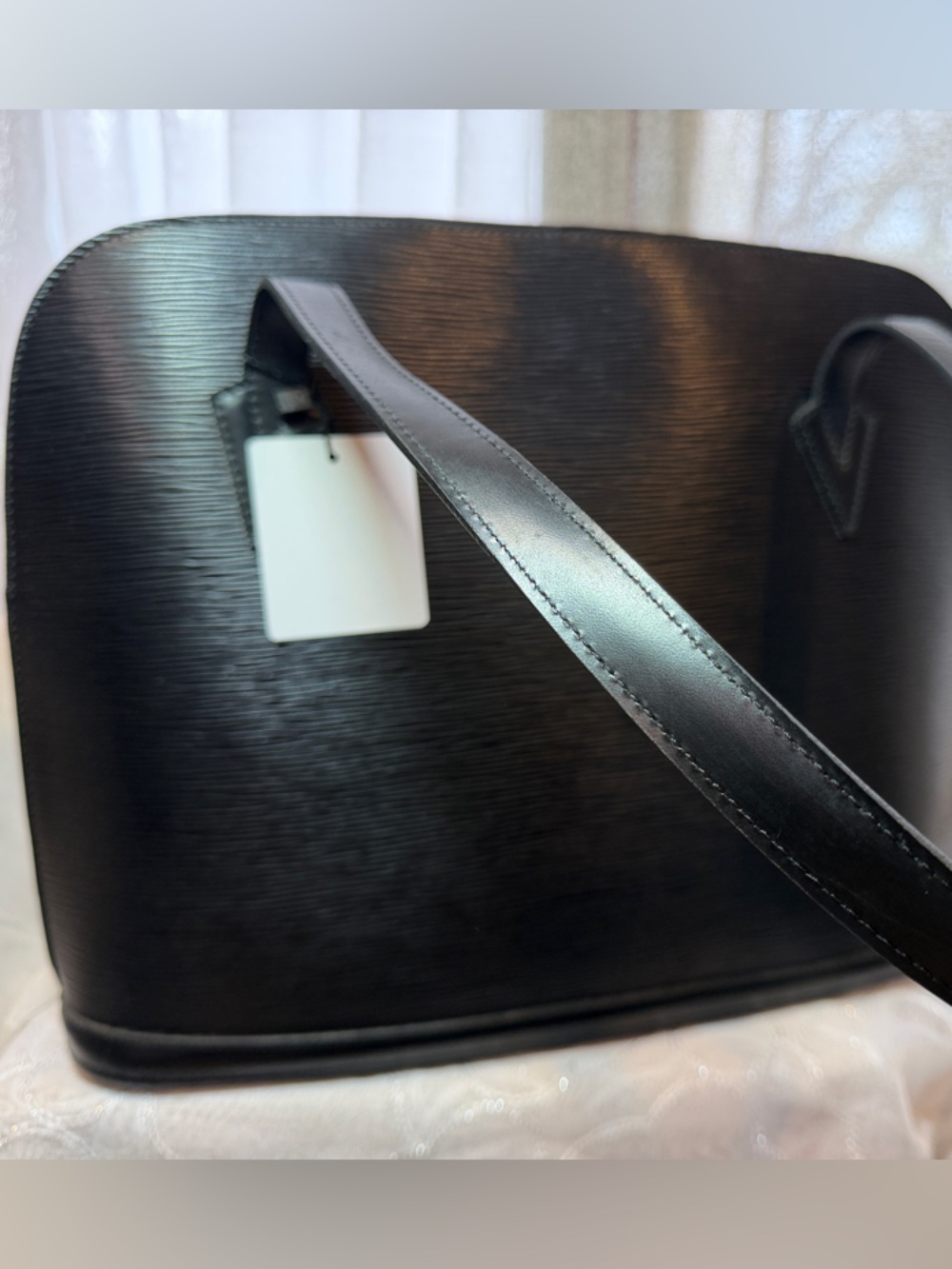 Louis Vuitton Black Epi Leather Bag. Perfect laptop bag. Excellent condition